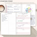 Clever Fox Self-Care Journal – Daily Reflection Notebook – Mental Health & Personal Development Planner, Meditation & Mood Log, A5 (Foggy Alps)