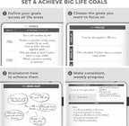 Clever Fox Planner Large – Undated Weekly & Monthly Planner for Productivity, Time Management & Goals – Organizer Journal – 7x10” (Black)