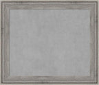 Amanti Art Grey Framed Magnetic Board 25x29 Medium Vision Board for use with Magnets, 100% Metal Sheet to Display Items as Office Decor or for Home Organization in mudroom, Kitchen or Kids Room