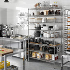 Regal Altair 24" Deep x 48" Wide x 86" Height Wire Shelving Kit | 8-Tier | NSF Commercial Storage Rack Unit