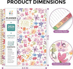 2026 Planner, Weekly and Monthly Planner, 8.5" x 11", January 2026 - December 2026, Agenda Planner with Monthly Tabs, Goal Setting & Time Management Organizer for Professionals & Students