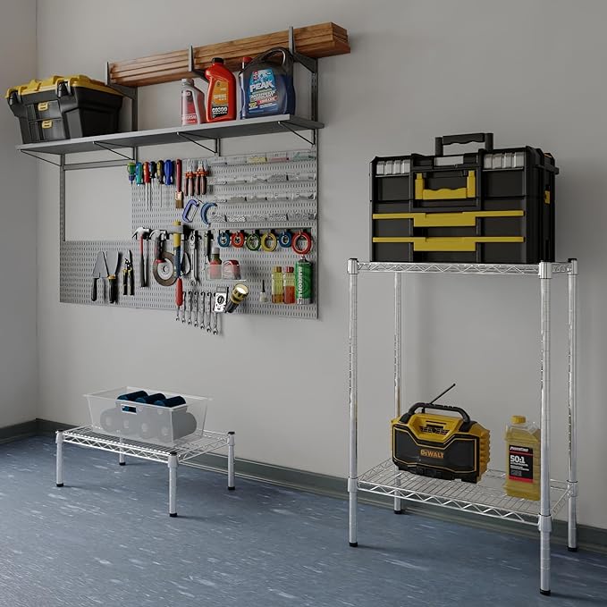 Regal Altair 14" Deep x 24" Wide x 34" Height Wire Shelving Kit | 2-Tier | NSF Commercial Storage Rack Unit