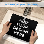 OHORTEB Custom Mouse Pad with Photo, Personalized Image Text Laptop Desk Mat, Customized Non-Slip Waterproof Desk Writing Pad for Office Home (Custom, 10in x 12in)