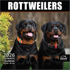 MICASA PRESS Rottweilers 2026 Wall Calendar 12 Month | 12" x 24" Open | Thick & Sturdy Paper | Holiday Gift | Cute Puppy Dog Calendar 2026