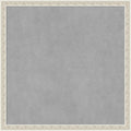 Amanti Art Silver Framed Magnetic Board 26x26 Medium Vision Board for use with Magnets, 100% Metal Sheet to Display Items as Office Decor or for Home Organization in mudroom, Kitchen or Kids Room