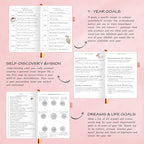 Undated Luxurious Weekly & Monthly Planner to Increase Productivity Hit Your Goals, Organizer Notebook Gratitude Journal Time Management Start Anytime, A5, Lasts 1 Year