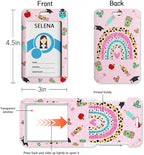 Teacher Life Lanyards for ID Badges Name Tags ID Card Holder, ID Badge Holder with Breakaway Lanyard, Cute Badge Reel Badge Clip Retractable, Women Teacher Nurse School Office Gift