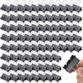 Yexiya 300 Pcs Medium Binder Clips Sturdy 1.25 Inch Black Paper Med Clips Office Supplies Paper Clamps for Office Teachers Students School Business Supplies