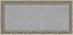 Amanti Art Silver Framed Magnetic Board 25x53 Oversize Vision Board for use with Magnets, 100% Metal Sheet to Display Items as Office Decor or for Home Organization in mudroom, Kitchen or Kids Room