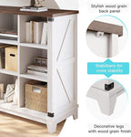 EnHomee 9 Cube Storage Organizer and Shelf, Cube Shelf with Storage,White Bookshelf for Bedroom and Home Office