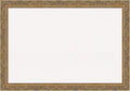 Amanti Art White Cork Board for Wall, 28x40 Vision Board with Gold Frame, Large Corkboard Office Decor for Home Organization, Traditional Corkboard Pinboard to Display Items for Home Organization