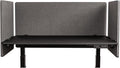 Stand Up Desk Store ReFocus Clamp-on Acoustic Desk Divider Privacy Panel That Reduces Noise and Visual Distractions (Ash Gray, 47.25" x 23.6", 23.6" x 23.6", & 23.6" x 23.6")
