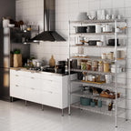 Regal Altair 18" Deep x 42" Wide x 74" Height Wire Shelving Kit | 8-Tier | NSF Commercial Storage Rack Unit