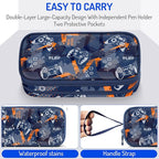Fitvc Large Pencil Case for Boys,Gamer Boys Pencil Pouch for Kids Teens School,Large Capacity Pen Box Marker Organizer for School