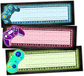 30 Name Tags for Classroom Cubbies, 3x9 in Video Game Name Plates for Desks, Classroom Must Haves for Teachers Elementary - A10