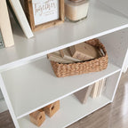 Sauder Beginnings 3-Shelf Bookcase/ Book shelf, Soft White finish