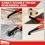 Goldblatt Cordless Electric Spin Scrubber 18-Piece Kit, Power Scrubber with Battery Indicator Light, Waterproof Electric Cleaning Brush for Grout, Tile, Bathroom, Kitchen Cleaning