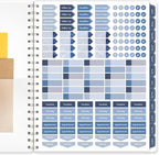 Cambridge 2026 Planner, Weekly & Monthly, 8-1/2" x 11", Large, Abyss (1756-905-26)