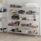 Regal Altair 21" Deep x 72" Wide x 64" Height Wire Shelving Kit | 5-Tier | NSF Commercial Storage Rack Unit