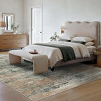 GENIMO 8x10 Area Rugs, Modern Living Room Rugs, Large Machine Washable Rug Non-Slip, Soft Pet Friendly Rugs for Bedroom, Playroom, Dining Room, Gray Mist