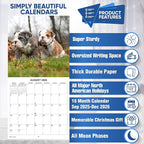 2026 English Bulldogs Monthly Wall Calendar | Cute Dogs Calendar September 2025 - December 2026
