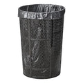 Zedfire 48 Gallon Mesh Black Waste Bin, Steel Outdoor Heavy-Duty Commercial Trash Can, Round Recycle Container, Durable Garbage Can for Parks, Municipalities, Parking, Schools