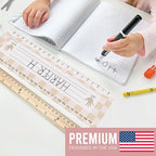 Desk Name Tags for Classroom – 36 Student Name Plates for Classroom Kindergarten, Preschool, 1st, 2nd & 3rd Grade, 14.5 x 4in Teacher Nameplates for Student Desks, Neutral Nametags