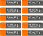 Bild Premium 1200 leads of 0.5mm 2B Mechanical Pencil Lead Refills (2B Mega, 0.5 mm)