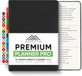 PRODUCTIVITY STORE Pro - Undated, 2026 Planner, 5.8” x 8.3” - The #1 Productivity Planner to Achieve Your 2026 Goals - Planner 2026-2027 - Black - A5