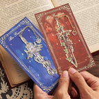 4Pcs Fantasy Sword Bookmarks for Books Journals Planners, Cool Forth Wing Metal Book Marker for Reading Women Men, Unique Book Marks Gifts for Book Lovers, Reading Accessories for Students Adults Kids