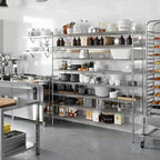 Regal Altair 18" Deep x 72" Wide x 74" Height Wire Shelving Kit | 8-Tier | NSF Commercial Storage Rack Unit