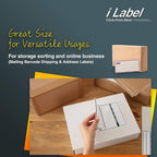 8.5" x 11" Full Sheet Label Sticker Paper for Laser & Inkjet Printers[500 Sheets,500 Labels]