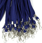 Ollain Badge Lanyards Flat Lanyard Swivel Hooks Neck Bulk lanyards with Clip 50 Pack
