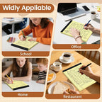 Legal Pads 8.5 X11, Narrow Ruled Notepads, 12 Pack, 50 Sheet/Pad, Yellow Legal Pads, Tear Off Notepad, Perforated Writing Pad, Notebook Paper College Ruled, Notepads for Office Home School, Notepad