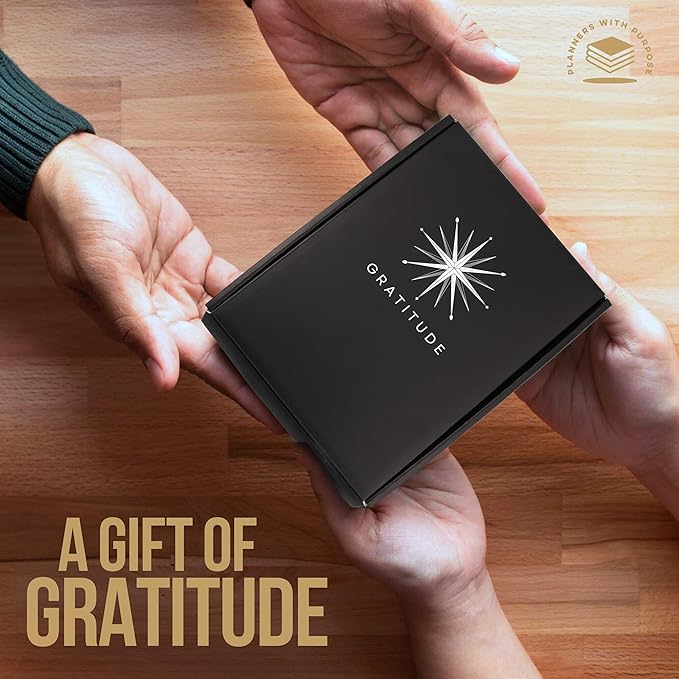 Planners with Purpose Gratitude Journal for Men - Daily Self Care & Productivity Planner with Guided Prompts for Reflection, Mindfulness - Undated 5 Minute Journal for Focus, Growth & Mental Wellness