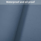 Zinkooat Leather Desk Mat,1.8mm Thick,15.75x63 Inch Desk Cover,Desk Protector Mat,Dresser Cover Top,Nail Table Mat,Dresser Cover,Quartz Countertop Protector(Grayish Blue+Dark Green,15.75x63)
