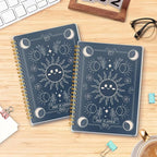 2026 Planner, Weekly and Monthly Planners with Tabs, A5 Spiral Bound Daily Calendar 2026 Planner, 12 Month Agenda Organizers from Jan. to Dec., Flexible Cover Appointment Book(Smill Sun)