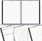 AT-A-GLANCE 2026 Appointment Book Planner, Weekly, 8-1/4" x 11", Large, Black (709500526)
