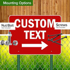 Custom Arrow,Custom Directional Sign, Right Arrow, 36x48 Inches, Rust Free DiBound, Fade Resistant, Made in USA by My Sign Center