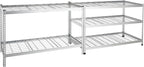 Amazon Basics 5 Shelf, High-Grade Aluminum, Silver, 60 x 24 x 78 Inch | Heavy Duty, 4000IBS, Adjustable, Storage, Shelving Unit
