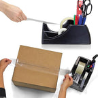 Officemate Heavy Duty Weighted 2-in-1 Tape Dispenser, Recycled,Black (96660)