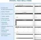 Clever Fox Planner Large – Undated Weekly & Monthly Planner for Productivity, Time Management & Goals – Organizer Journal – 7x10” (Periwinkle)