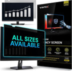 VINTEZ 30 Inch 16:10 Privacy Screen for Computer Monitor and Laptop - Anti Glare Protector Film Blue Light Filter Eye Protection - Computer Screen Privacy Shield, [1 Pack]