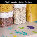 Cooyes Shelf Liner – Premium Non-Adhesive Cabinet & Drawer Liner for Kitchen – Waterproof Shelf Paper with Modern Pattern – Durable EVA Cabinet Mat – Easy to Cut （12" W x 240" L）