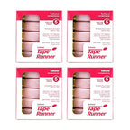 Tape Runner - Double Sided Adhesive with Dispenser Roller Included - Acid Free, Sticky, Clear & Transparent - Ideal for Scrapbooking, Crafts & More - Standard - (315 inches per cartridge) 20 Cartridge