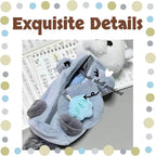 XZR Cute Pen Bag Case Box Stocking Stuffers Cute Creative Animal Cartoon Large Capacity Shark Bird Zipper Organizer Storage Bag Box Nice Gift (Sea otter)
