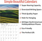 2026 Wall Calendar,Calendar 2026, November 2025 - December 2026, Wall Calendar Rainbow, 12" x 24" Opened,Full Page Months Thick & Sturdy Paper for Calendar Organizing & Planning