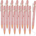 Zonon 12 Pcs Inspirational Pens Bulk Funny Ballpoint Pen with Stylus Tip Motivational Gifts for Valentine's Day Teacher Coworkers Nurse School Office Supplies(Rose Gold,Nurse Style)