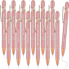 Zonon 12 Pcs Inspirational Pens Bulk Funny Ballpoint Pen with Stylus Tip Motivational Gifts for Valentine's Day Teacher Coworkers Nurse School Office Supplies(Rose Gold,Nurse Style)