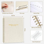 SUNEE 2026 Planner 8.5" x 11" – Dated Productivity Planner for Time Management - Daily,Weekly & Monthly Planner to Achieve Goals - Planner 2026 dated from January 2026 – December 2026,Beige